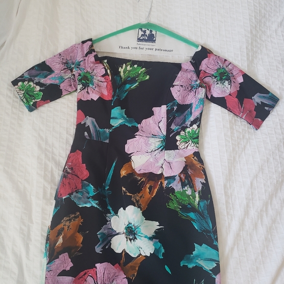 MILLY Paper Floral Dress - Picture 4 of 8